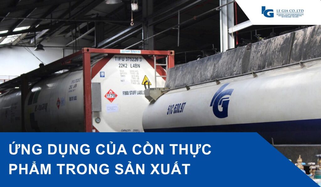 ứng dụng của cồn thực phẩm
