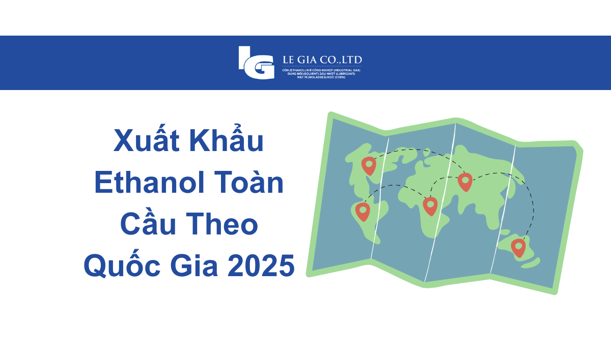 xuất khẩu ethanol toàn cầu theo quốc gia
