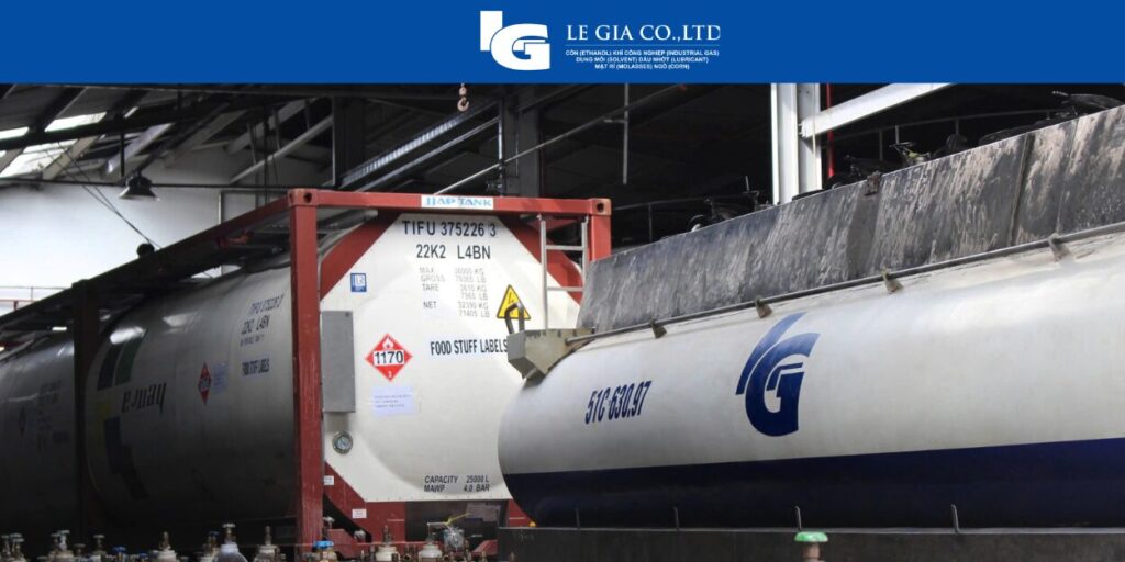 Container ISO tank chở cồn ethanol