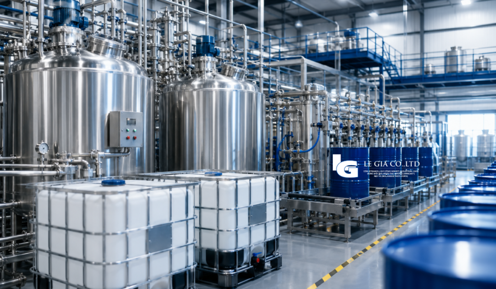 What purity levels are required for sanitizer manufacturing