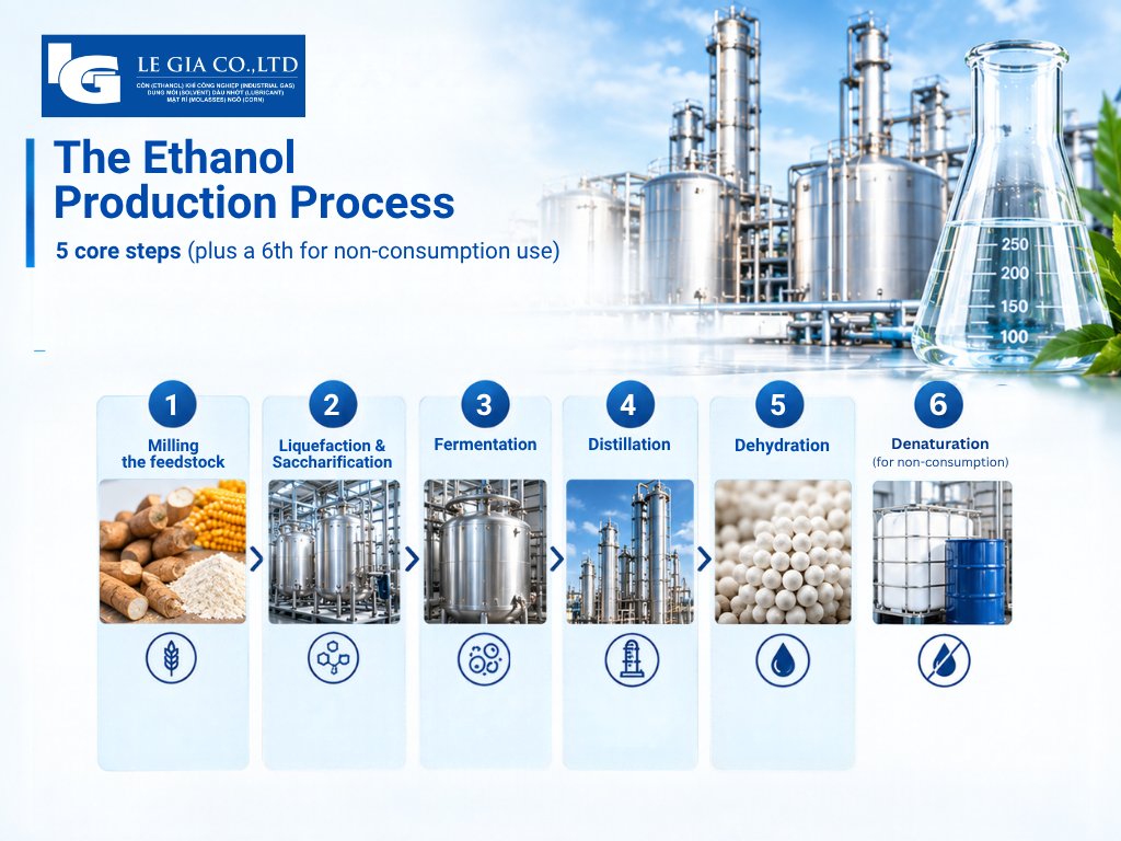 ethanol production process step by step